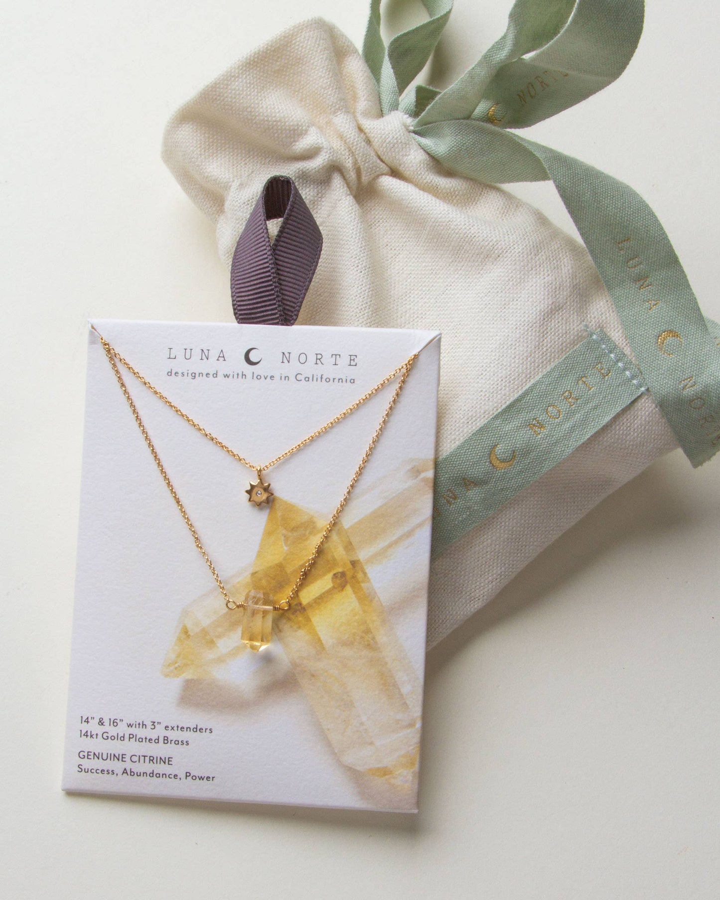 Sol Citrine Necklace Set