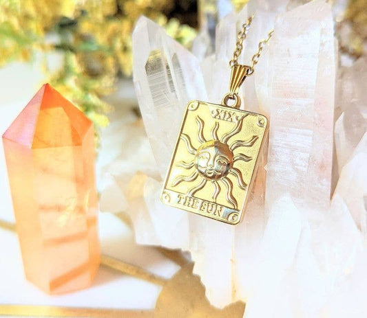 Tarot Sun Necklace