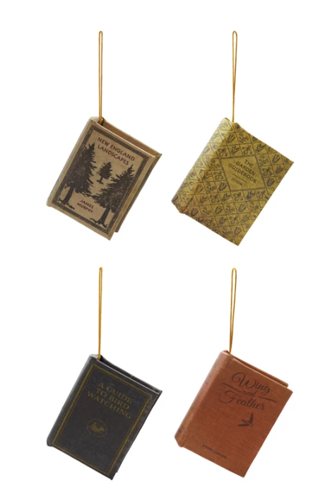 Fabric Book Ornament