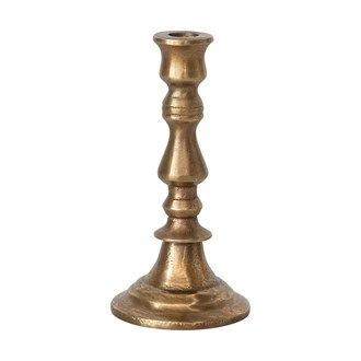 Brass Finish Taper Candle Holder 4.5 inch