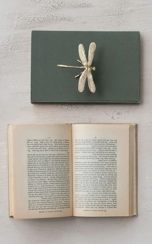 Gold Dragonfly Decorative Object