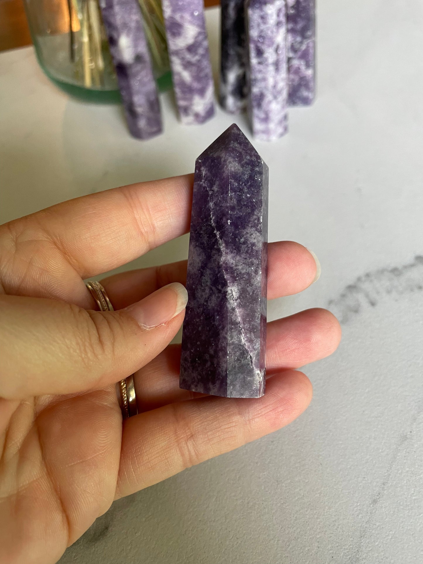 Lepidolite Tower #282