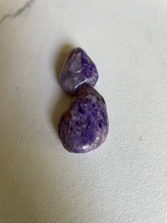 Charoite Palm Stones