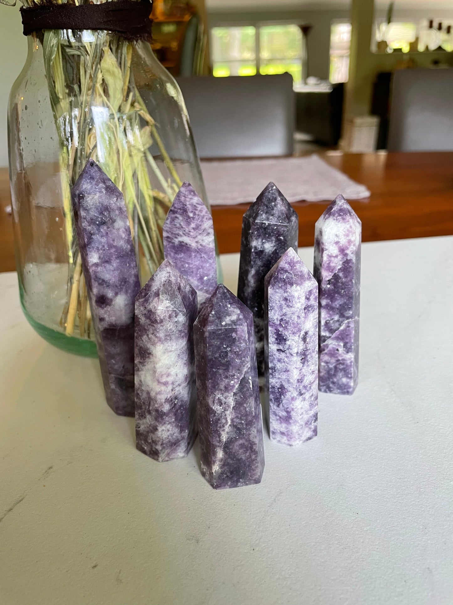 Lepidolite Tower #282