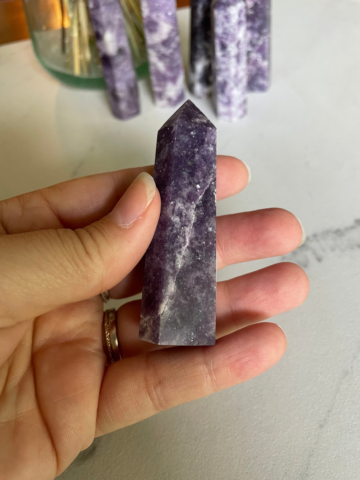 Lepidolite Tower #282