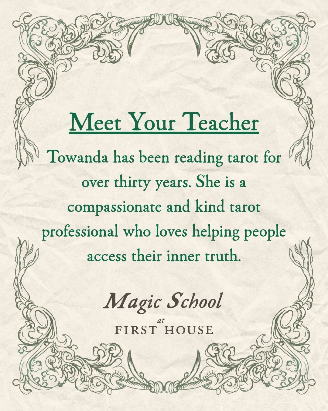 Intro to Tarot Class