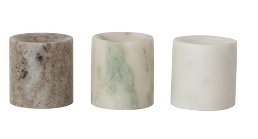 Marble Taper Candle Holder
