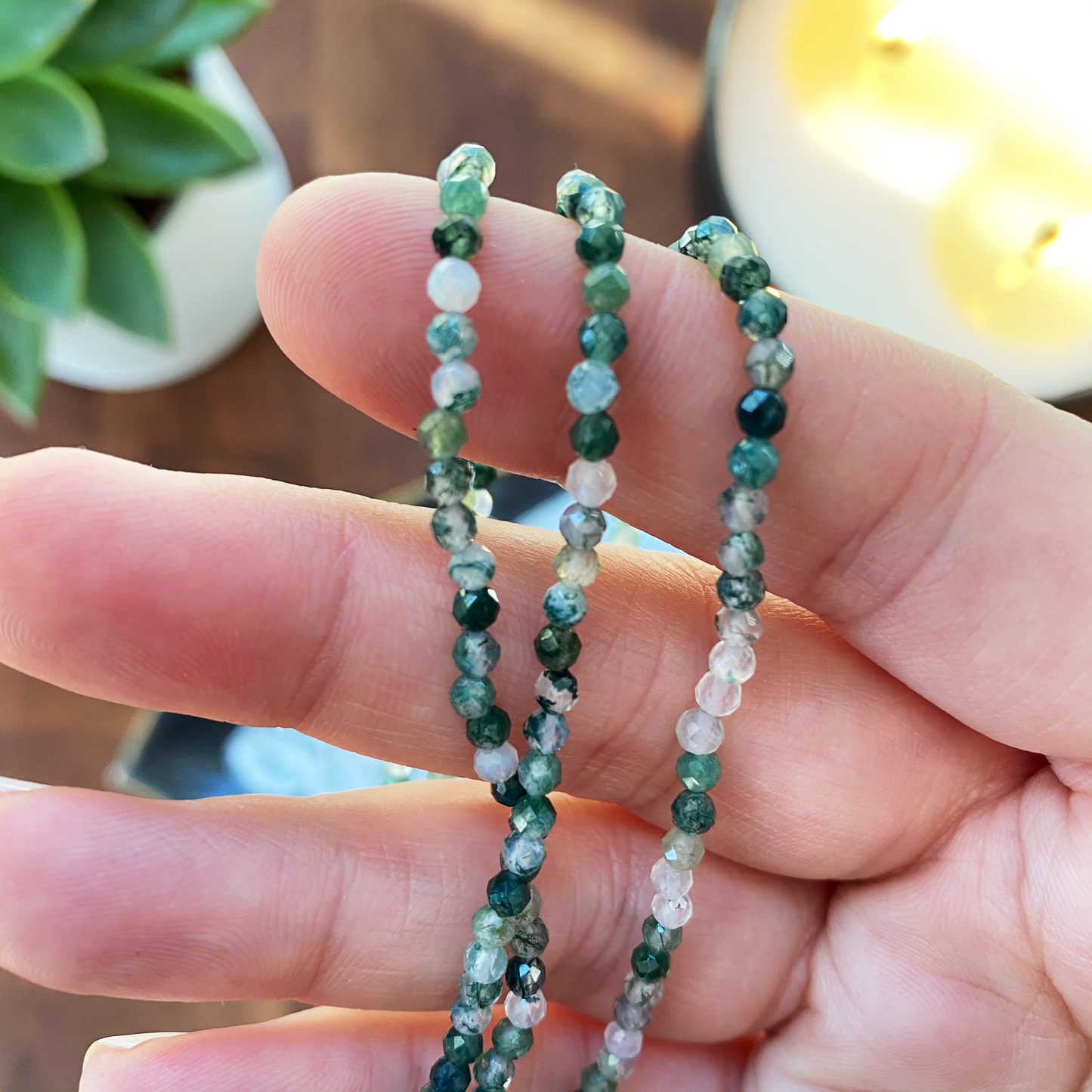 Moss Agate Bracelet