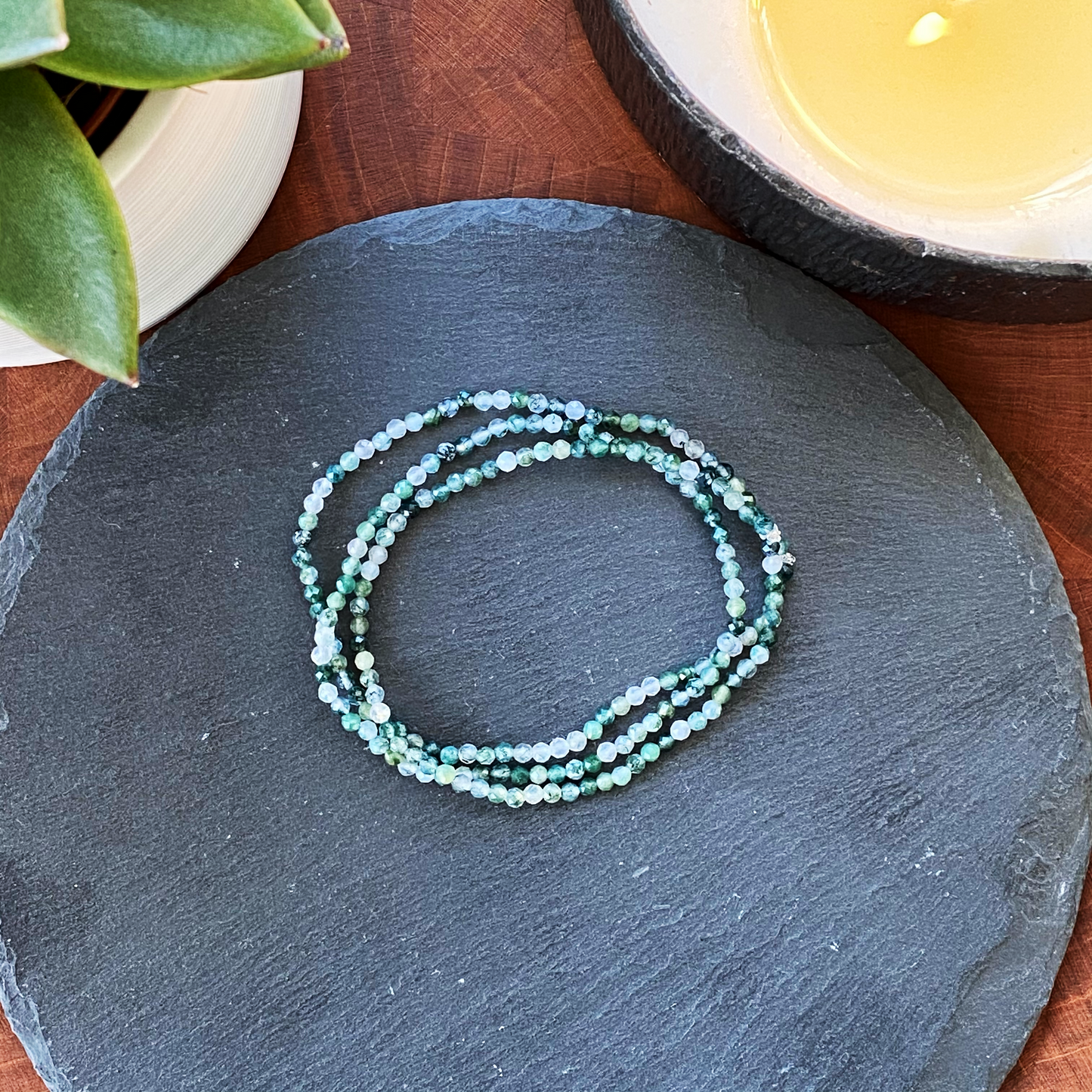 Moss Agate Bracelet