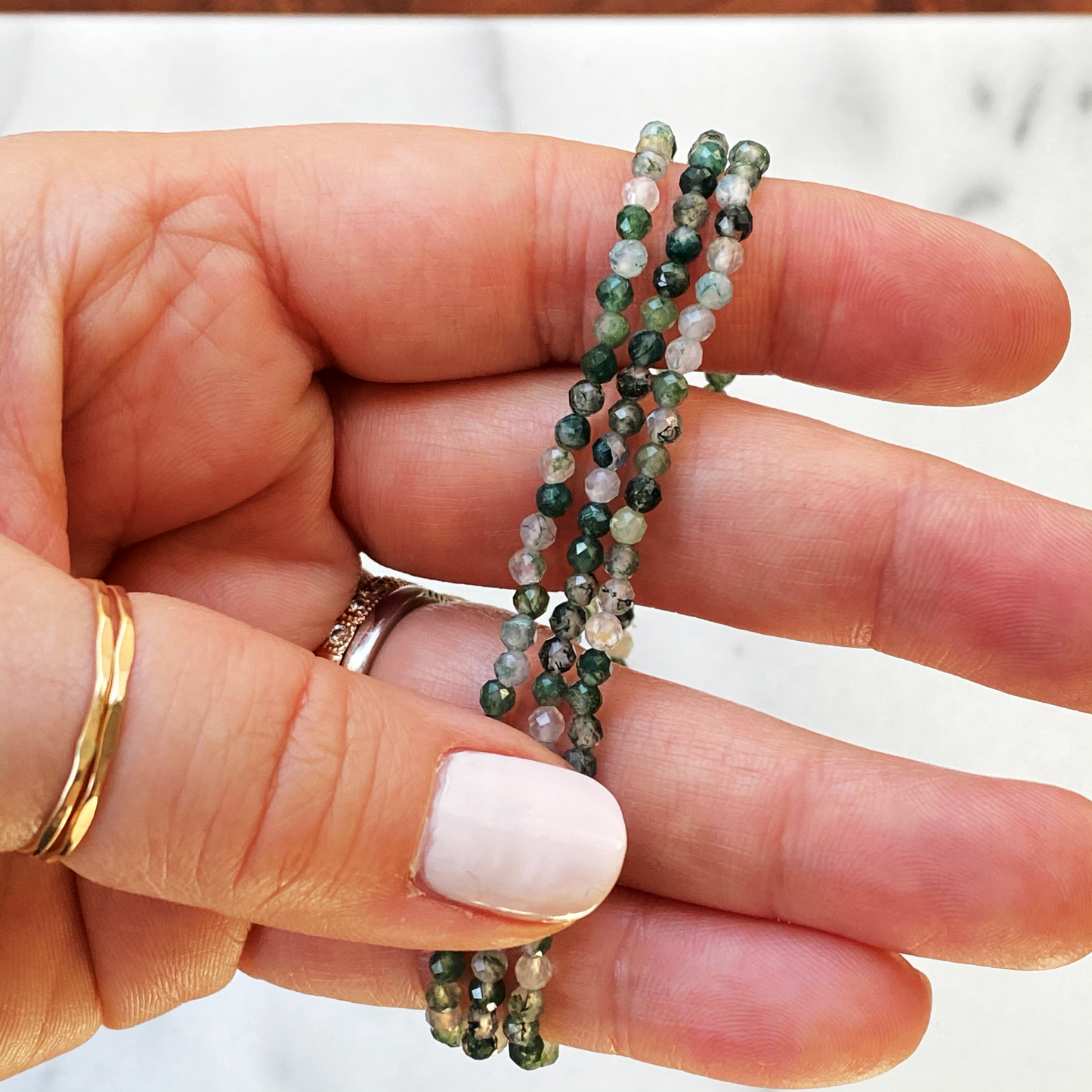 Moss Agate Bracelet