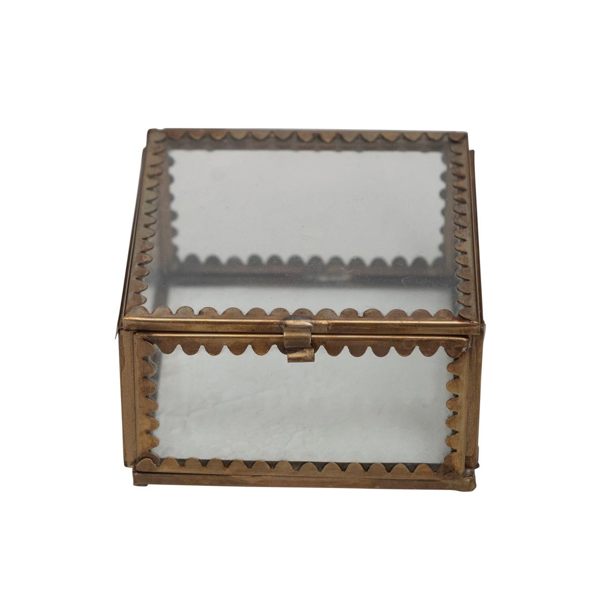 Brass & Glass Display Box Small